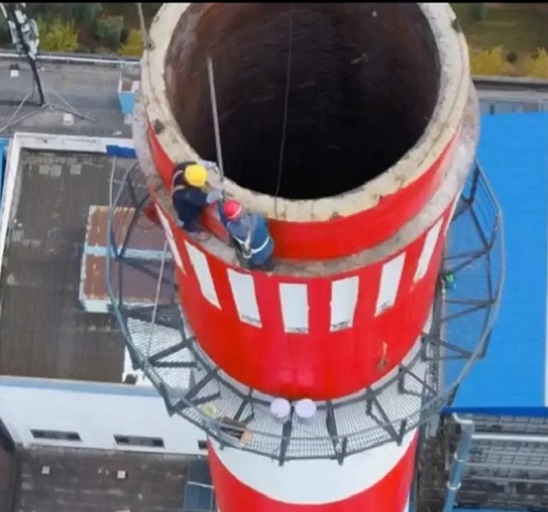 煙囪安裝避雷針：高空安裝，質量保證